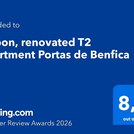 Διαμέρισμα Lisbon, Renovated T2 Portas De Benfica *